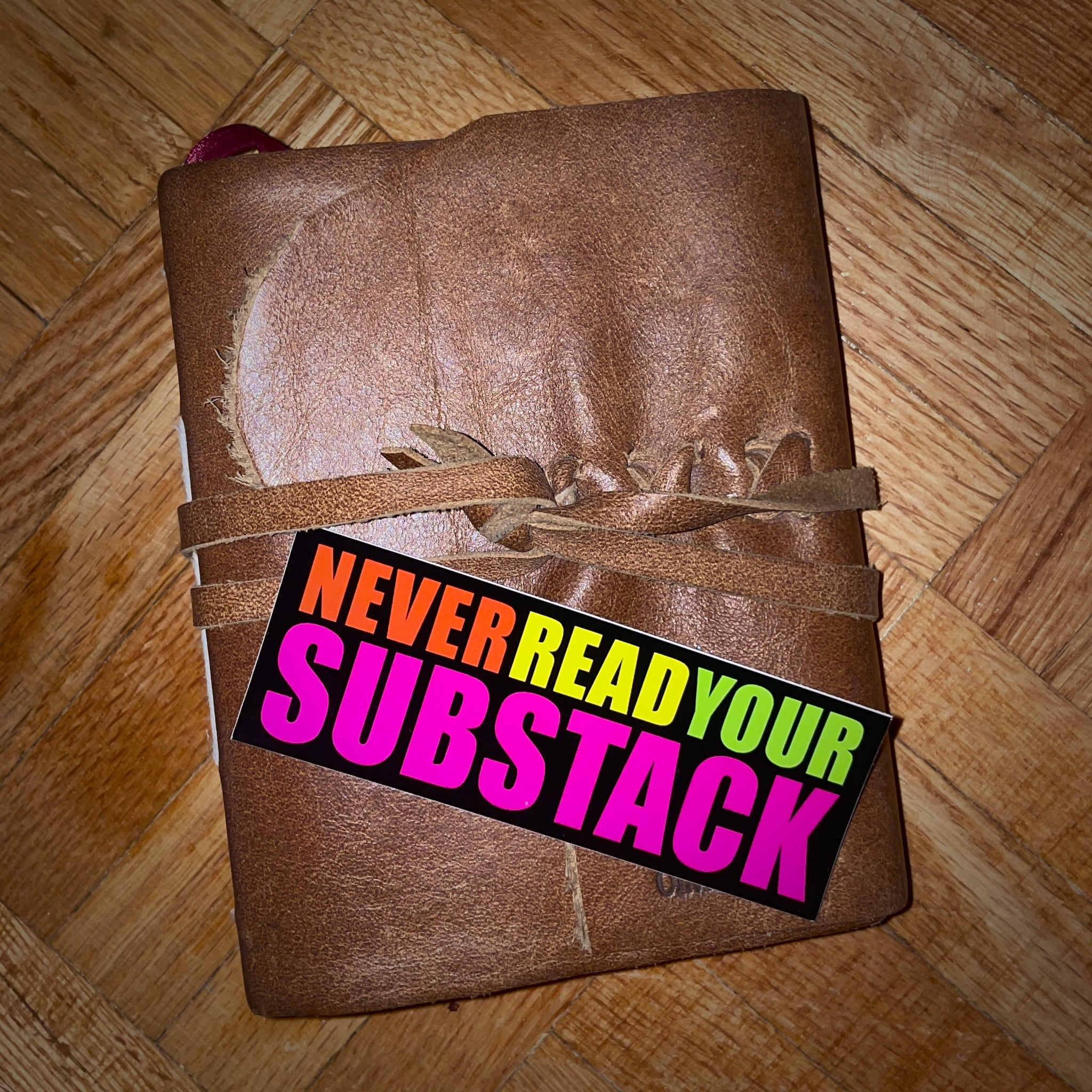 Substack Stickers NEVER READ YOUR SUBSTACK sticker – INDIE IDOL