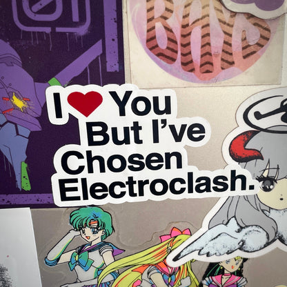 electroclash sticker