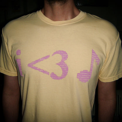 i <3 ♪ t-shirt *B-STOCK